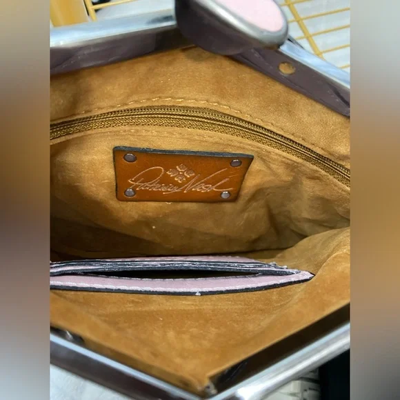 Patricia Nash Bags Patricia Nash Pink Asher Twisted Frame Clutch - Picture 12 of 13